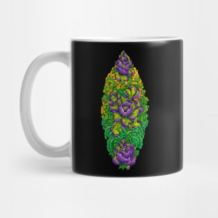 Flower Power Hippie Surfboard Mug